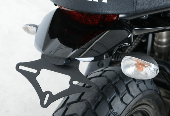 Pièces Quad & Motos - Pièces communes - Support de plaque R&G RACING noir Ducati Scrambler Sixty2