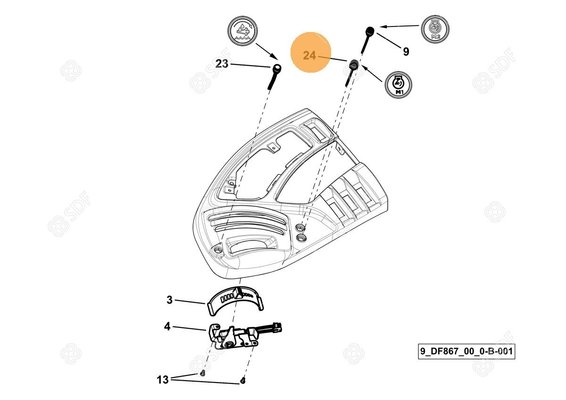 Pièces agricoles - Divers - ENGINE HOLD II