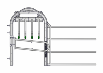 Accessoires et options matériel  - Matériel d'élevage - autre - AVANT EX4 PASSAGE WESTERN AVEC PORTILLON FINGER COMPLET