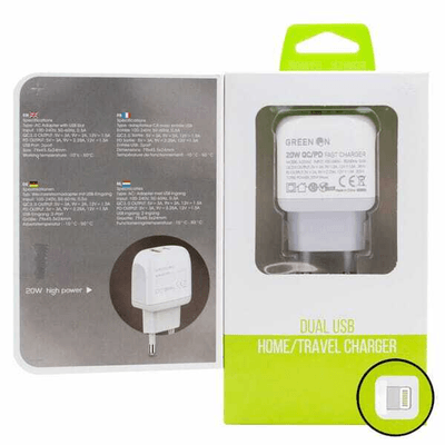 Pièces agricoles - Eclairage - Double chargeur rapide 20 W 230/12 V