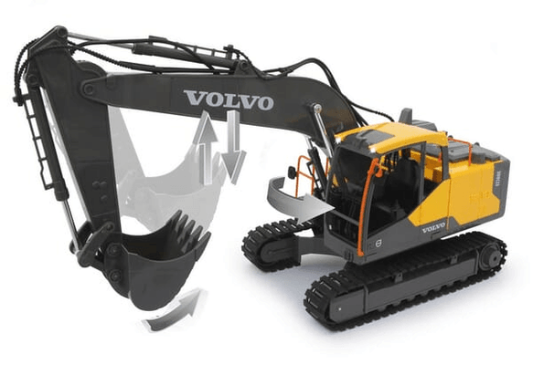 Loisirs - Jouets - Excavateur Volvo EC160E 2,4 GHz