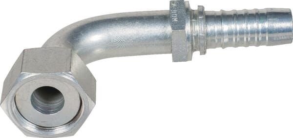 Pièces agricoles - Hydraulique - Racc. à sertir DN25-1"11/16SAE 90°