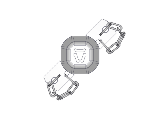 Materiels - Cage de contention - PACK DE 25 POTEAUX TREFLE 2D D.102MM L.2.13M