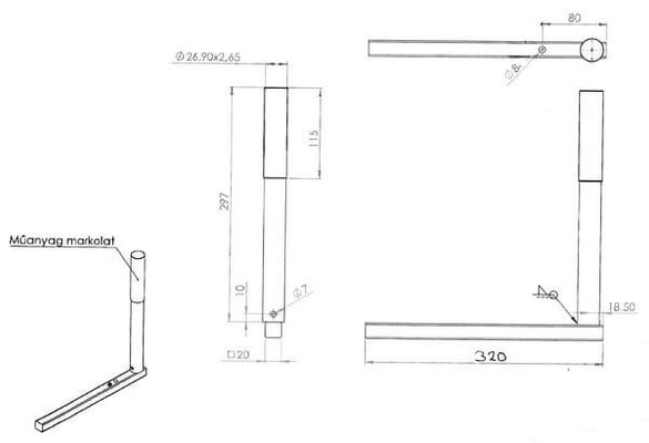Pièces agricoles - Hydraulique - Poignée pour raccords rapides