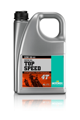 Pièces Quad & Motos - Lubrifiants et nettoyants - Huile moteur MOTOREX Top Speed 4T - 10W30 4L