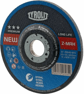 Outils - Outils divers - Disque abrasif 125x7x22,23mm ZA24S-BFX