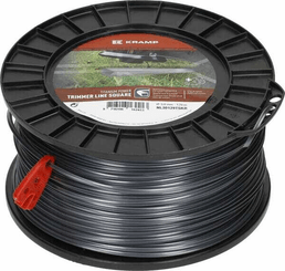 Pièces agricoles - Jardin et forêt pièce adaptable - Fil de coupe Ø 3mm 129m carré Titanium Power gris Kramp