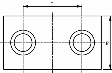 Pièces agricoles - Hydraulique - Collier de fix. lourde cpl. 30mm