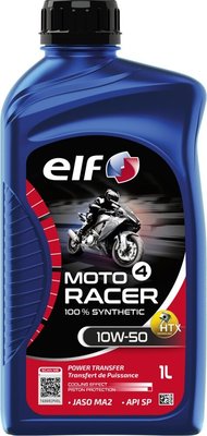 Produits pétroliers - Huile 4 temps - ELF MOTO 4 RACER 10W50 12B1L ELF 