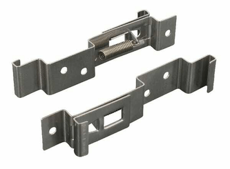 Pièces agricoles - Eclairage - Kit de support de plaque d’immatriculation en acier inoxydable