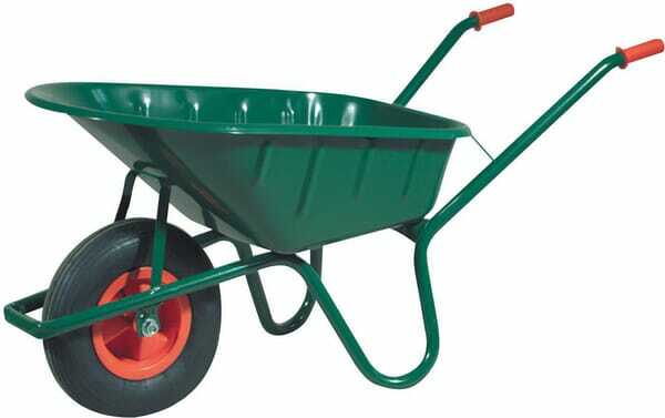 Pièces agricoles - Cloture,Jardin & Sylviculture - Brouette ronde peint. verte 90 L