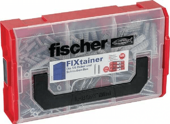 Pièces agricoles - Fasteners - FixTainer Chevilles tous matériaux DuoPower avec vis / Boite de 105