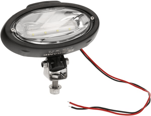 Pièces agricoles - Eclairage - Work light LED, 40W, 3500lm, oval, 12-24V,190x107x63mm, Ultra Wide Flood, Kramp