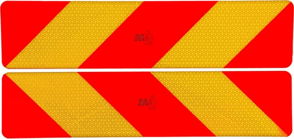 Pièces agricoles - Eclairage - Panneaux de signalisation 566x132 mm (G+D)