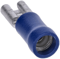 Pièces agricoles - Eclairage - Connecteur femelle, bleu, 1,5-2,5 mm², 4,8x0,8mm, 100 pcs