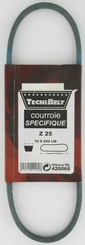Pièces agricoles - Transmission - Courroie trapézoïdale Z25K