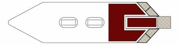 Pièces agricoles - Travail du sol - Soc 100x20x370 EA 45/80mm Carbure