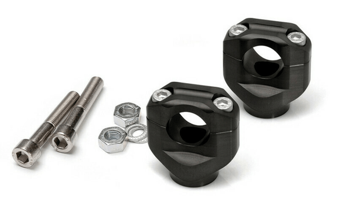 Pièces Quad & Motos - Equipement véhicule - Entretoises d'écartement LSL réhausse 15mm noir universel