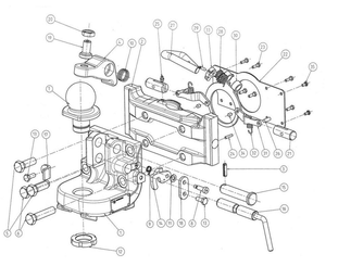 Pièces agricoles - Tracteur pièce adaptable - Vis de distribution Sauermann
