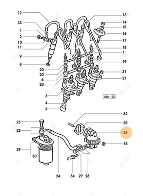 Pièces agricoles - Pieces moteur - POMPE D'ALIMENTATION