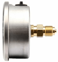 Pièces agricoles - Hydraulique - Manomètre Ø63 0-2,5bar ¼" ar.