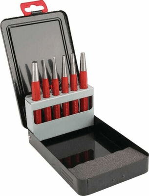 Outils - Outils divers - Jeu de 6 chasse clous