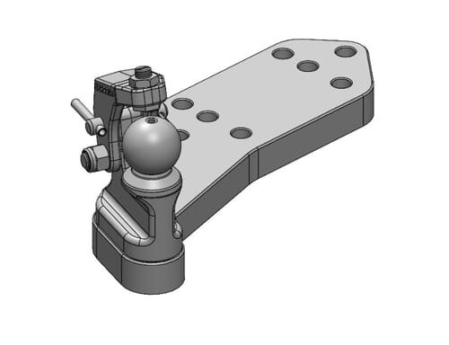 Pièces agricoles - Tracteur pièce adaptable - Direction forcée K50® G avec dispositif de maintien pour 50-55 mm