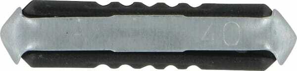 Pièces agricoles - Eclairage - Fusible stéatite 40A longueur 25mm noir pack 100x iMaXX
