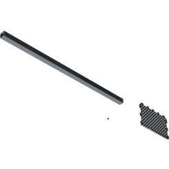 Pièces agricoles - Pièce divers - bras de support peint