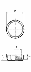 Pièces agricoles - Pièce Pulvérisateur - Bouchon femelle 3/4"