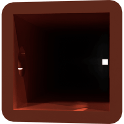 Pièces agricoles - Pièce divers - tube carré f. herse 2000mm -peint-