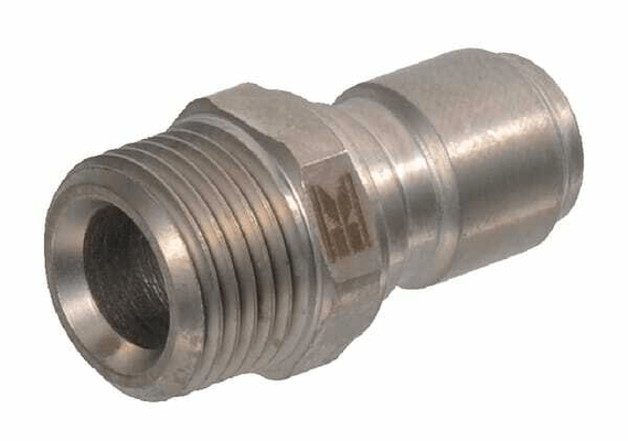Pièces agricoles - Hydraulique - Raccord rapide mâle Ø17,8mm x M M22 inox