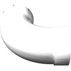 Pièces agricoles - Pièce divers - tube courbe 90° NW 110