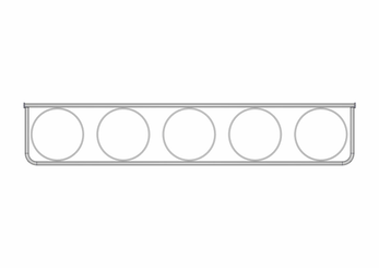 Accessoires et options matériel  - Matériel d'élevage - autre - PORTE SEAU 5P. SEAU D.37CM  (fin de vie)