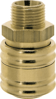Pièces agricoles - Pièce pneumatique - Raccord rapide f.mâle BSP 3/8"