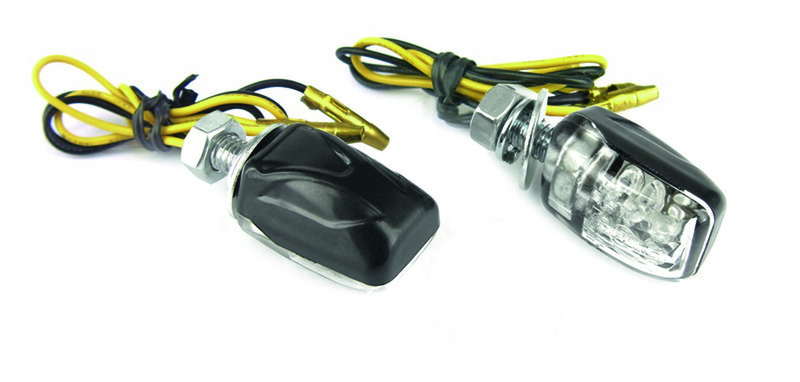 Pièces Quad & Motos - Equipement véhicule - Clignotants BIHR Shell LED noir universels