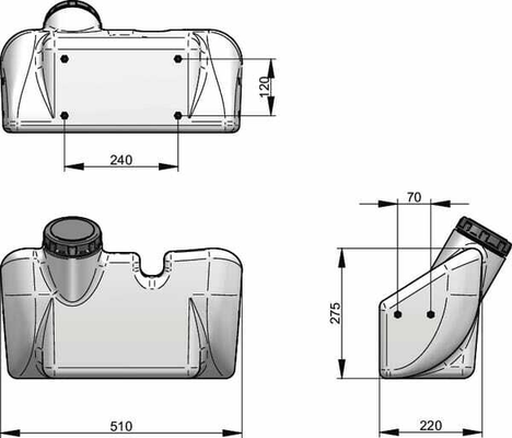 Pièces agricoles - Pièce Pulvérisateur - Réservoir d'eau de rinçage