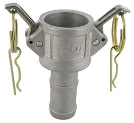 Pièces agricoles - Hydraulique - Embout de tuyau Camlock Type C 3" en acier inoxydable