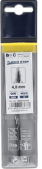 Outils - Outils divers - Foret 4,0 mm HSS-DIN 338-G TURBO STEP