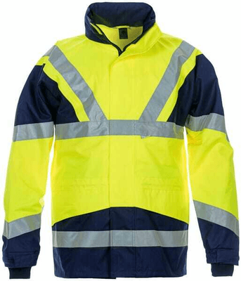 Vêtements et protections - Vêtement  - Parka Oui, jaune-bleu, taille M, EU : 50 Hydrowear
