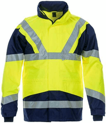 Vêtements et protections - Vêtement  - Parka Oui, jaune-bleu, taille M, EU : 50 Hydrowear