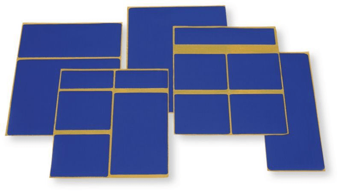 Automobile - Consommables et accessoires auto. - Kit de réparation de bâches bleu RAL 5002 (par 1)