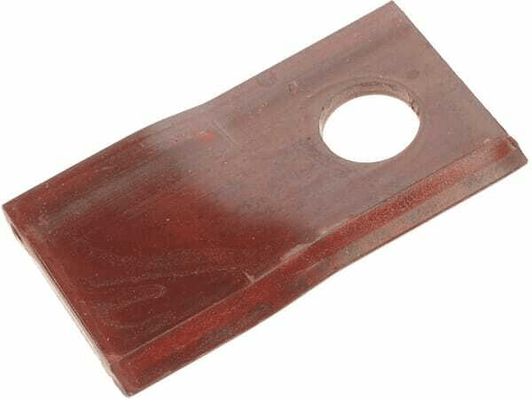 Pièces agricoles - Fenaison & élevage - Couteaux de faucheuse gauche 90 x 50 x 4mm alésage Ø 19mm Kramp