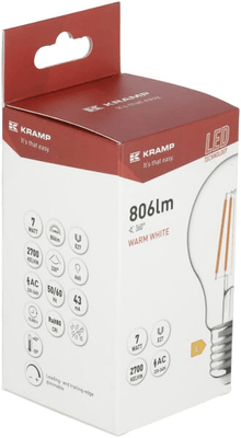 Pièces agricoles - Electricité - Ampoule LED à Filament - Classique A60 E27 7W Dimmable