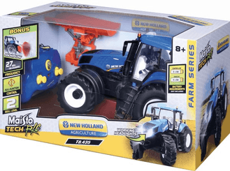 Loisirs - Jouets - Tracteur New Holland T8.435 avec chasse-neige 2,4 GHz