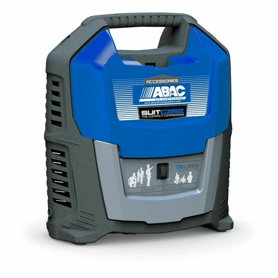 Pièces Quad & Motos - Outillage - Compresseur portable ABAC sans huile 1,5CV - 4kg - 8 bars