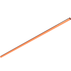 Pièces agricoles - Pièce divers - tube carré f. herse 2250mm -peint-