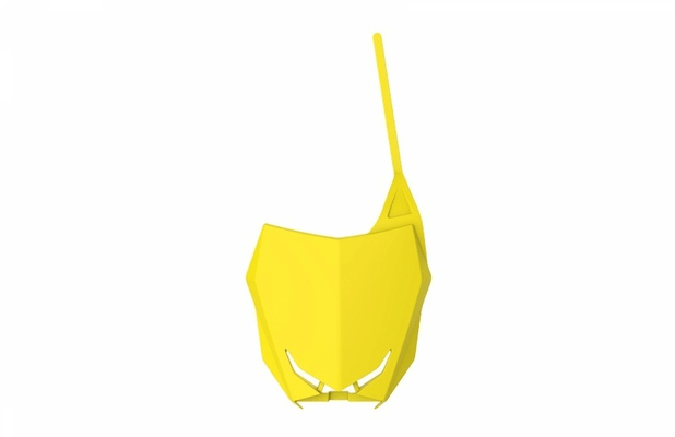 Pièces Quad & Motos - Plastiques - Plaque numéro frontale POLISPORT jaune Suzuki RM-Z450