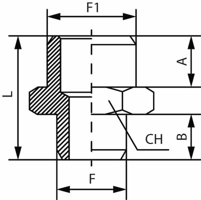 Pièces agricoles - Pièce pneumatique - Double raccord