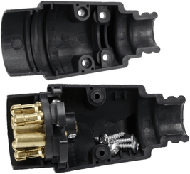 Pièces agricoles - Eclairage - Fiche de remorque 7 pôles, plastique, 12V, bornes à vis